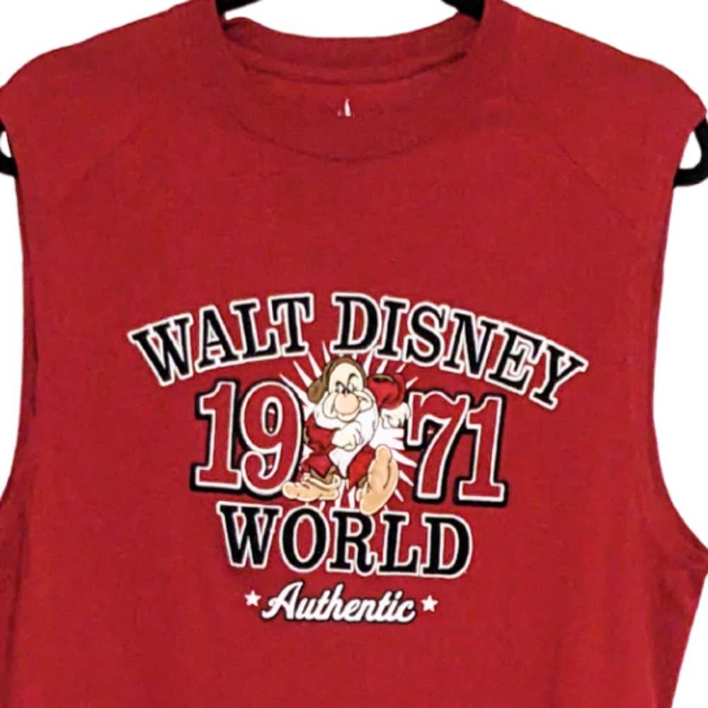 Disney Grumpy Dwarf 1971 Walt Disney World Tank Top size M